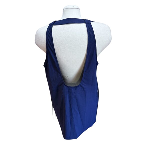 Halara Breezeful Backless Drawstring 2-Piece Active Dress Sz XS Blue Quick Dry - Picture 5 of 16